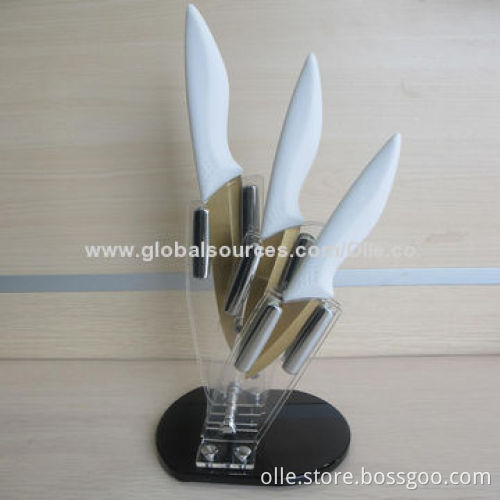 Rainbow Coated Ceramic Blade Knife Set